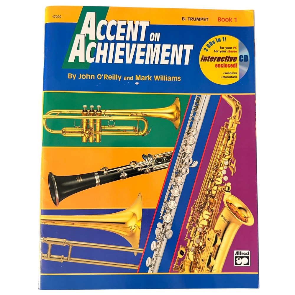 Accent on Achievement Bb Trumpet Book 1 John O'Reilly Mark Williams CD 17090